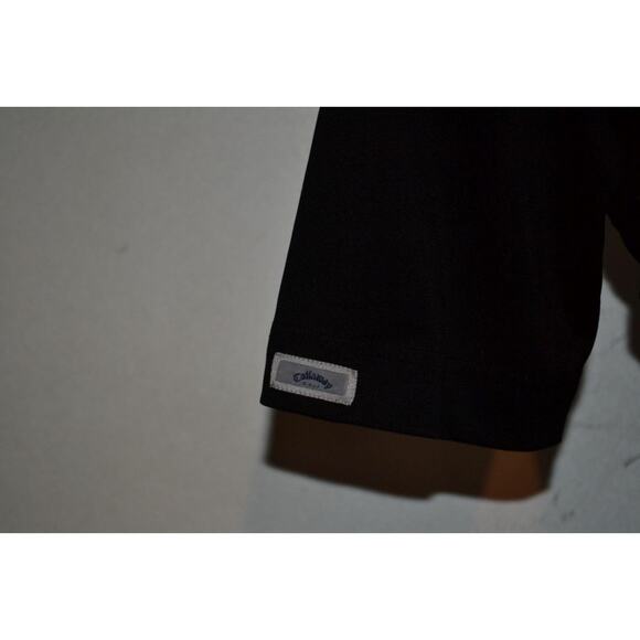 40722 Callaway Golf Polo Shirt X-Series Black Polyester Size Small Mens - Picture 4 of 8